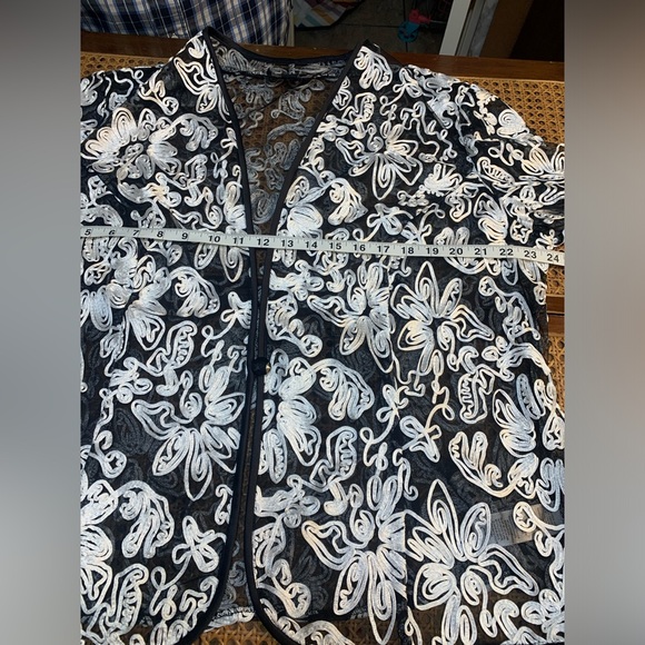 Alex Evenings women’s special event 2 piece blousee and cover. 2X - Picture 7 of 14